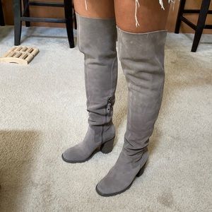 Kelsi Dagger size 5.5 grey over the knee boots